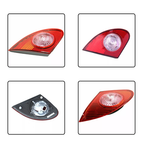 Outer Inner Tail Lights Clear Lens for 2003-2008 for Toyota Corolla Right Side