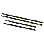 Window Weatherstrip 4PC Sweep Molded Trim Outer Black for Honda CR V 2005 EX
