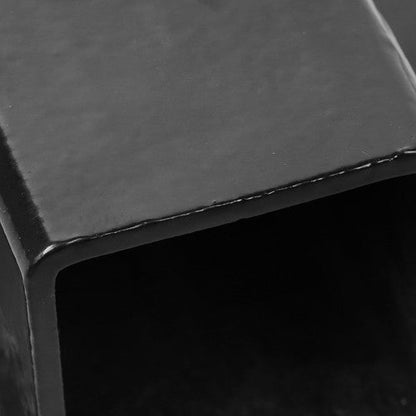 4"- 4.5" Square Bolt-on Bumper Hitch Receiver, Adapter with Hardware Durable