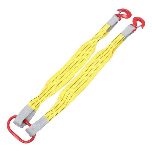 Lifting Slings Straps With Hooks 3.3Feet Two Leg Bridle Web Sling 4409 lbs