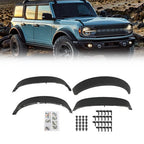 New Plastic Black Wide Wheel Lip Fender Flares Fit For Ford Bronco 2021-2024