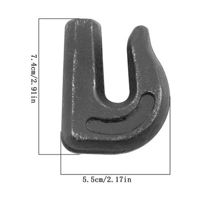10 Pack 3/8" Weld On Grab Hook 6600lbs Heavy Duty G70 Forged Grab Chain Hooks
