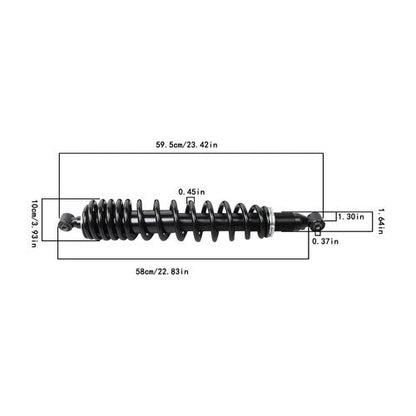 Rear Shock Absorber 2016-2018 For Yamaha Wolverine 700 B35-F2200-00-00 Dual-Rate