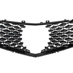 Fit  2018 2019 2020 Acura TLX Front Bumper Black Grille Grill Assembly 1PCS