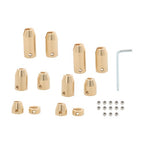 Motorcycle Reusable Brass Wheel Spoke Balance Weights 12 Pack Universal