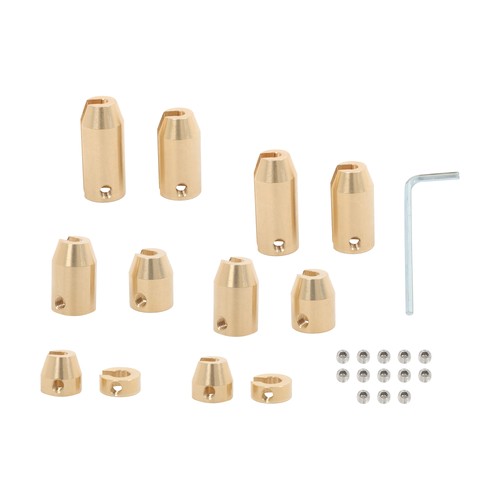 Motorcycle Reusable Brass Wheel Spoke Balance Weights 12 Pack Universal