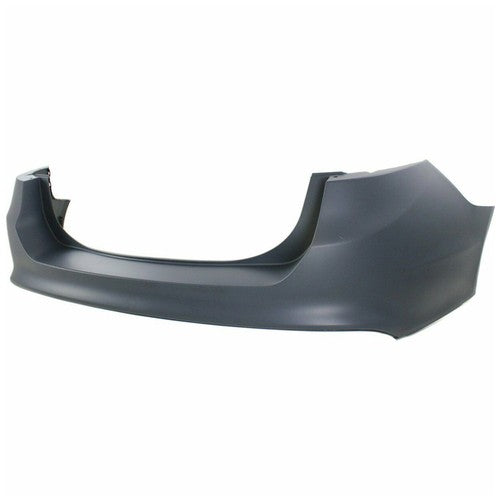 Rear Bumper Cover Black New Trim Replacement For 13-18 Ford Fusion 4DR W/o Park