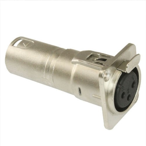 XLR Female To Male Audio Pass Thru Feed Panel Mount Connector Adapter 4 Pack