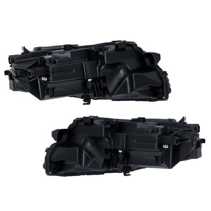 LH+RH Side Black Housing For Nissan Rogue 2021-2023 Headlights Replacement LED