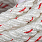 1/2 'X 120'High Strength Braided Rope Breaking Strength 1160 Pounds White Red
