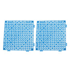 50PCS 12 x 12in Interlocking Drainage Floor Tiles Modular Interlocking Tile Blue
