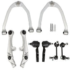 For Nissan 350Z Infiniti G35 03-04 RWD New Front Control Arms Tierods Sway Bars