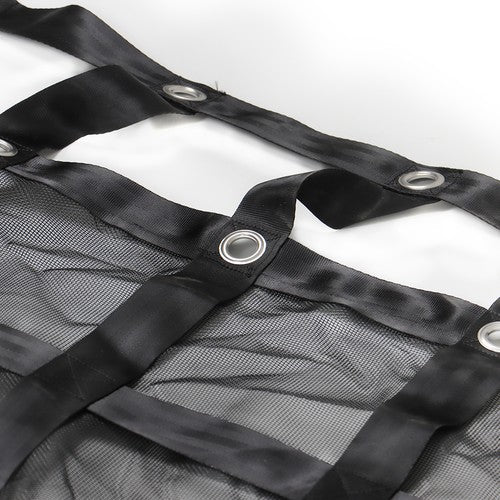 Heavy Duty Cargo Net For Pickup Trucks W/ Cam Buckles & S-Hooks 6.75' x 8' FT