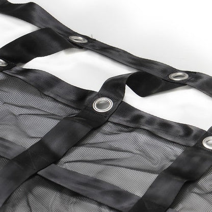 Heavy Duty Cargo Net For Pickup Trucks W/ Cam Buckles & S-Hooks 6.75' x 8' FT