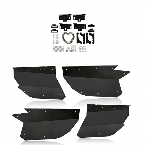 4 Piece Aluminum Door Panel Powder Coated for Can Am X3 Full Doors 17 18 19 20-2024