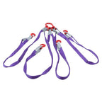 6600LBS Capacity 5FT Lifting Slings with G80 4 Legs Grab Hook and Adjuster