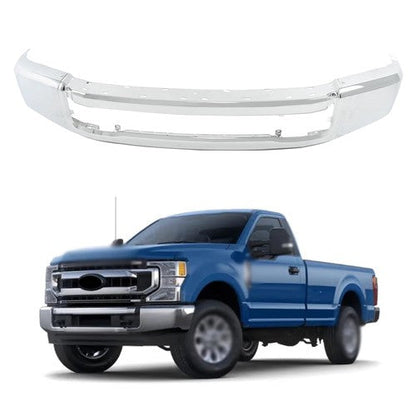 Chrome Split Front Bumper Suit For Ford F-250 F-350 2020-2022 New Front Bumper