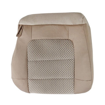 Brown Two-Tone/Fabric Driver Bottom Seat Cover Suit For Ford F150 XLT 2000-2003