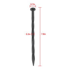 200 Pcs 8 Inch Spiral Pointed Garden Stakes For Landscape Edging Weed Barrier