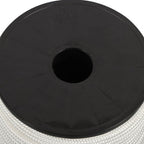 1/4 Inch 250ft White Nylon Solid Braid Rope Abrasion Resistance High UV