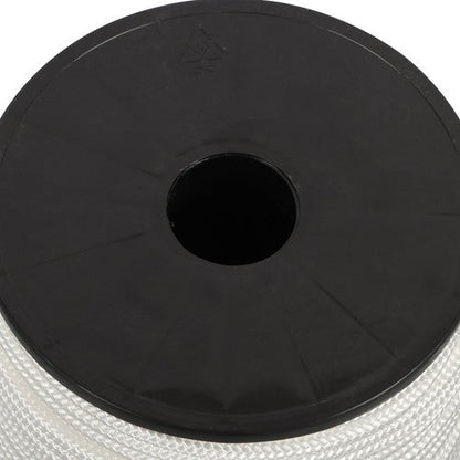 1/4 Inch 250ft White Nylon Solid Braid Rope Abrasion Resistance High UV