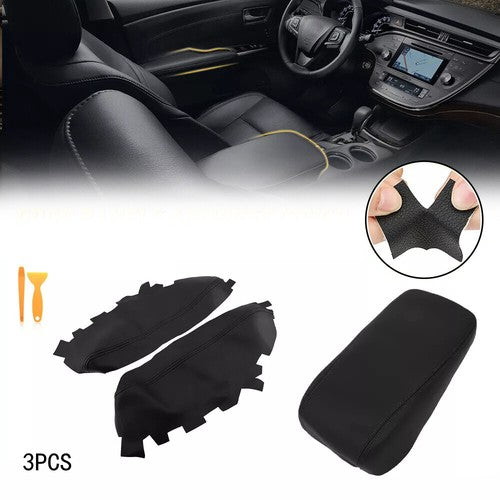 Door Panel Center Console Lid Armrest Cover Black for Toyota Avalon 2013 2018