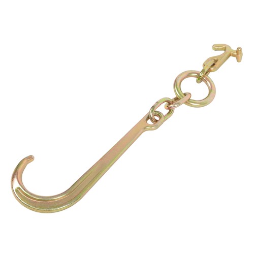 15 Inch G70 J Hook w/T-J Hook 5400 Lbs Working Load Limit Towing Hooks