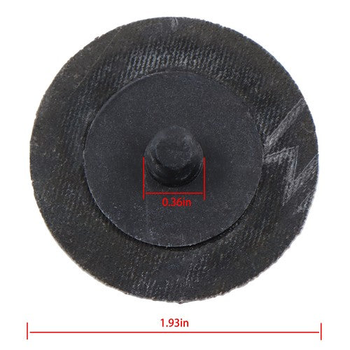 150 Pcs 2" 36 Grit Roll Lock Die Grinder Sanding Discs Medium Torque Sand Discs
