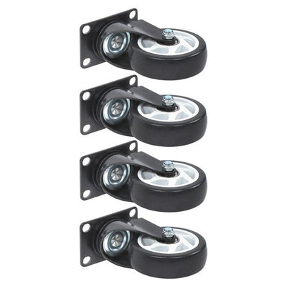 Heavy Duty 4-Inch Swivel Casters - Smooth Mobility, 1200lbs Max Load - 4 Pack