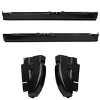 Rocker Panels & Cab Corners 4PCS for 02-08 for Dodge Ram Quad Cab OE Style