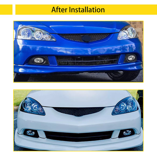 Front Bumper Clear Fog Lights Lamps Pair w/wiring for 2005-2007 for Acura RSX