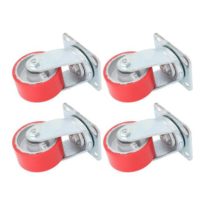 4"X 2" Heavy Duty Casters - Polyurethane Caster with Capacity up to 2800 LBS