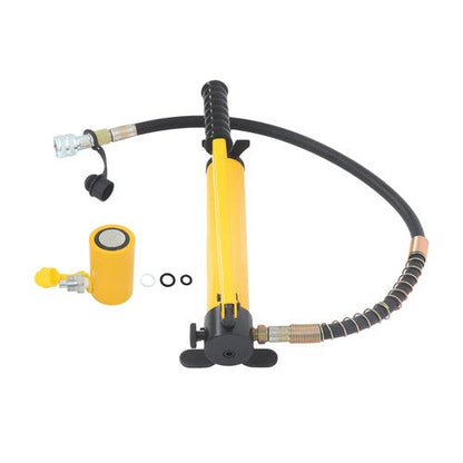 10T Mini Hydraulic Cylinder Jack Porta Power Ram 2" Stroke For Machinery