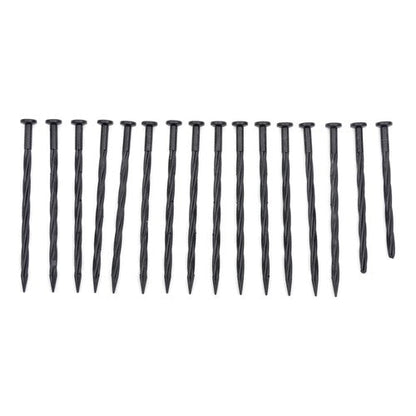 40FT Garden Edge Lawn Grass Stone Isolation Strip 16pcs Anchoring Spik New