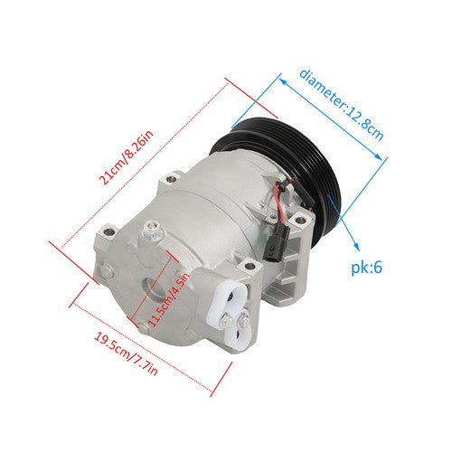 For Nissan Rogue 2008 2009-2012 2013 2.5L 98490 A/C AC Compressor w/Clutch 97490