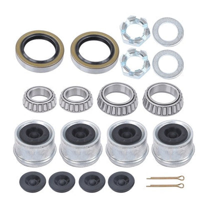 2 Sets of Trailer Hub Kits 5 -4.5 for 3500 lbs 1-1/16'‘ to 1-3/8’' Tapered Axle