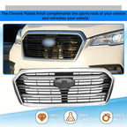 91121XC01A Front Bumper Grille Chrome for 2019-2022 Subaru Ascent