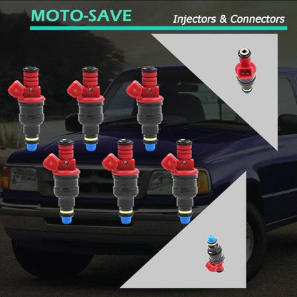 0280150931 For 1993-1996 Ford Ranger 4.0L V6 Set of 6 Upgrade Fuel Injectors