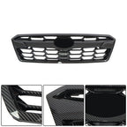 Fit For Subaru Crosstrek 2018-20 Front Bumper Grille Black Carbon Fiber Plastic