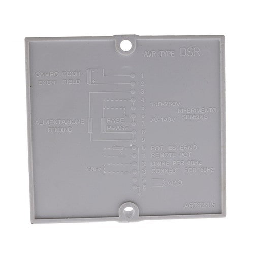 Digital automatic voltage regulator for Mecc Alte alternators using DSR regulator number 2131496 – Northline Parts
