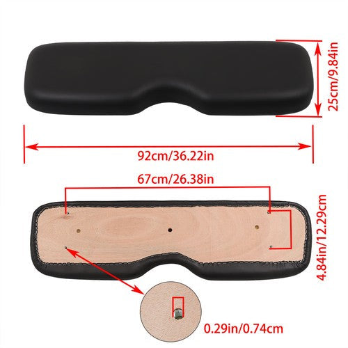 Seat Back Cushion Top Cushion Black For EZGO Golf Cart RXV, Freedom RXV 2008+