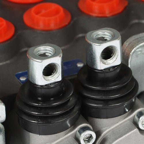 Hydraulic Backhoe Directional Control Valve w/ 4 Joysticks 6 Spool 11 GPM