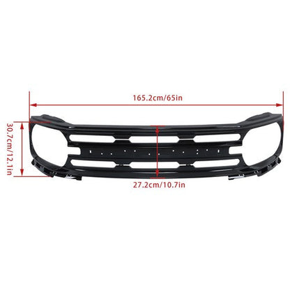 For Ford Bronco Sport 2021-2023 Front Bumper Upper Grille Durable Plastic Black