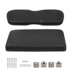 NEW Golf Carts Black Front Seat Bottom + Back Cushion For Club Car DS 2000.5-Up