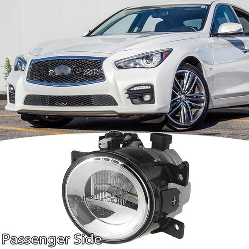 LED Fog Light Passenger Side RH for 2014-2021 for Infiniti Q50 QX60 QX80 Q70