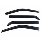 Tape-On Window Visor Guards Sun Rain Shade Smoke For Ford Explorer 2011-2019