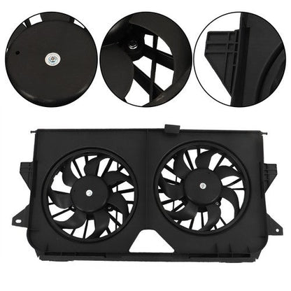 Fit For Dodge Caravan 2005 2006-2007 4677695AA Radiator Cooling Dual Fan 620042