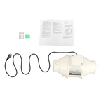 Inline Duct Fan 4 Inch 280 CFM Ventilation Exhaust Fan for Bathroom Grow Tent