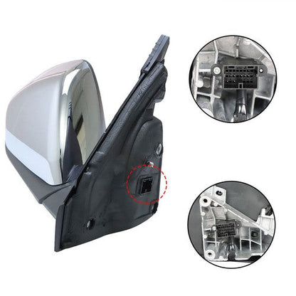 RH Side Mirror Blind Spot Signal Light Chrome 8Pin For Equinox 2018-2022