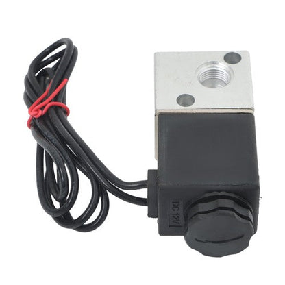 1/8 inch 3 way zero pressure differential air-water electric solenoid valve 12V